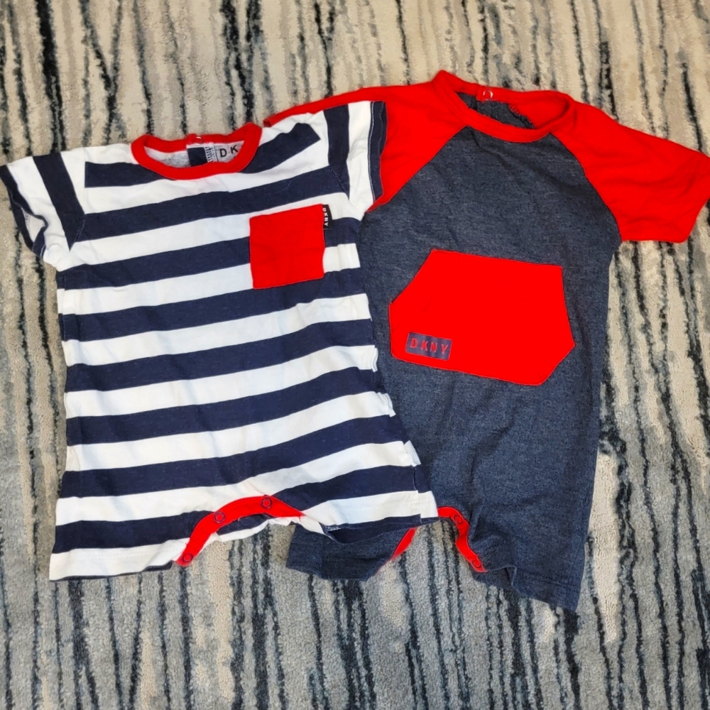 Set Of 2 DKNY Short-sleeved Rompers